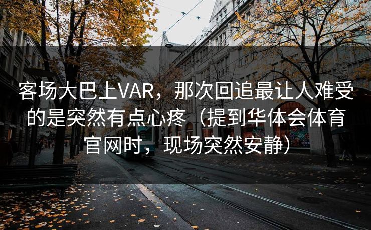 客场大巴上VAR，那次回追最让人难受的是突然有点心疼（提到华体会体育官网时，现场突然安静）